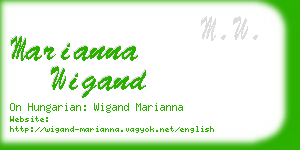 marianna wigand business card